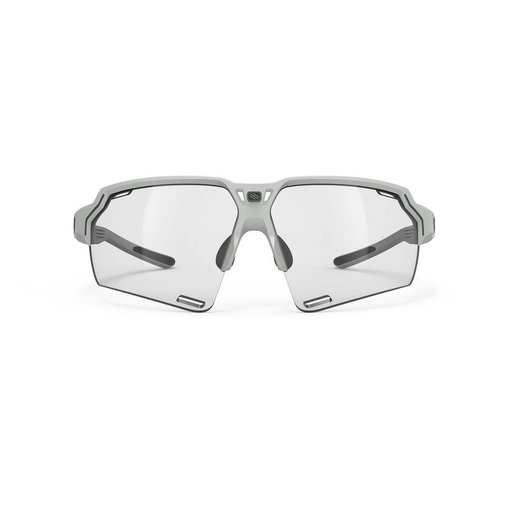 RUDYPROJECT DELTABEAT Sports Light Photochromic Sunglasses, Gray/Impx2 Black, SP747397-0000