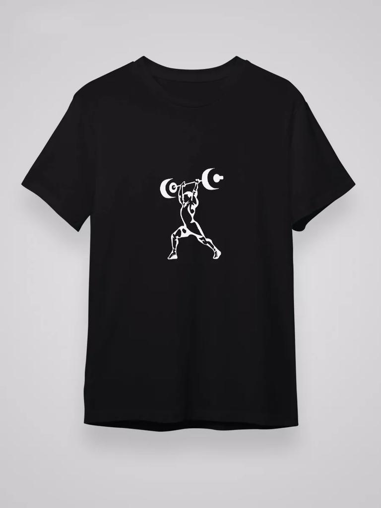 T-shirt Weightlifting print