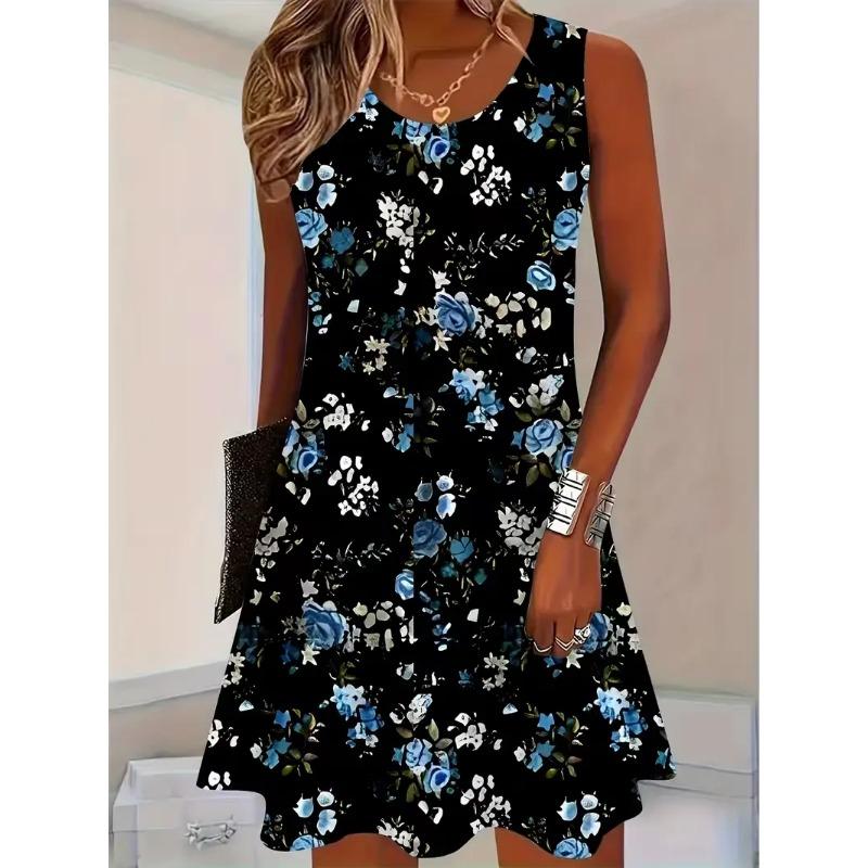 Женское платье без рукавов, напечатанное на 3D-принтере S