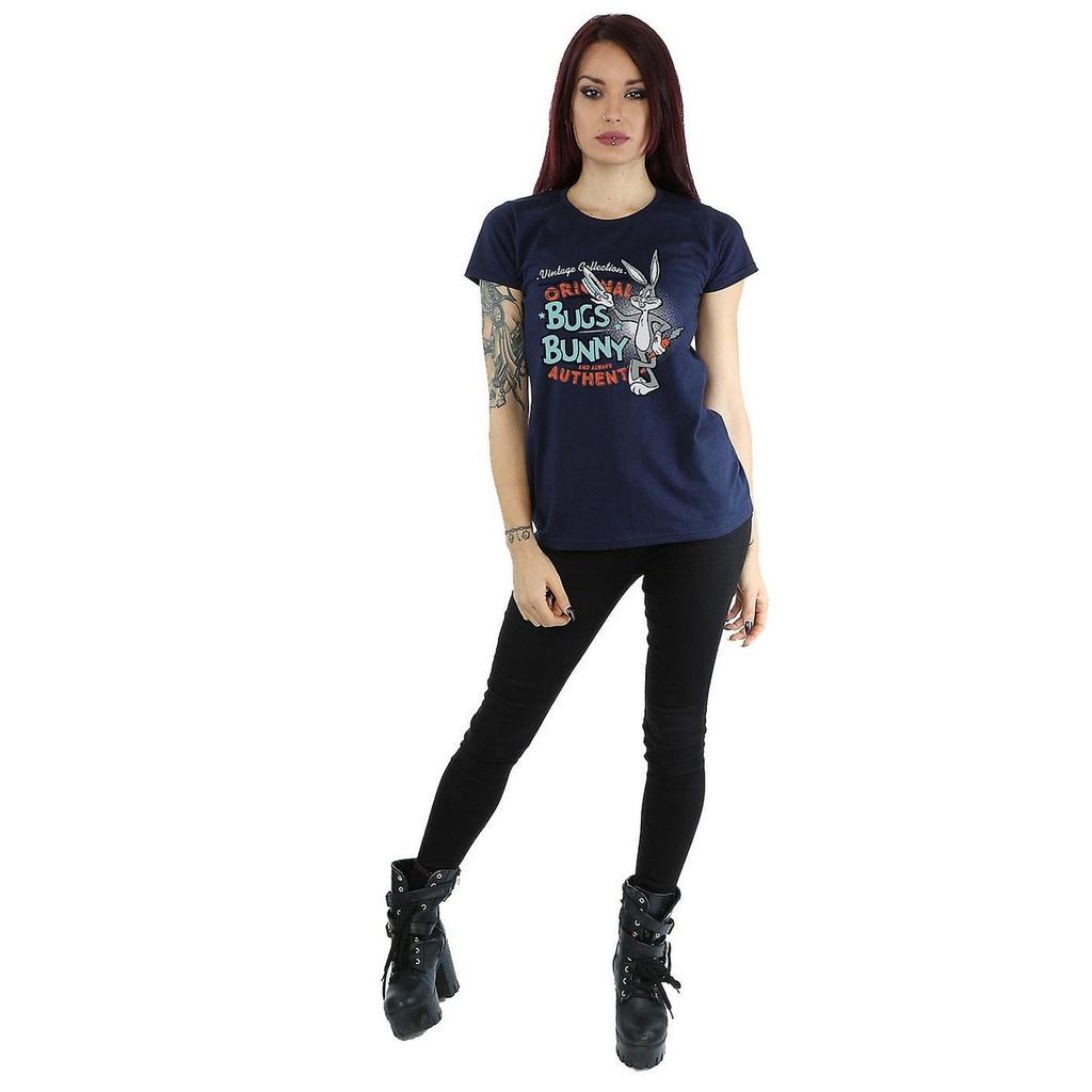 Looney Tunes Womens/Ladies Bugs Bunny Vintage Cotton T-Shirt