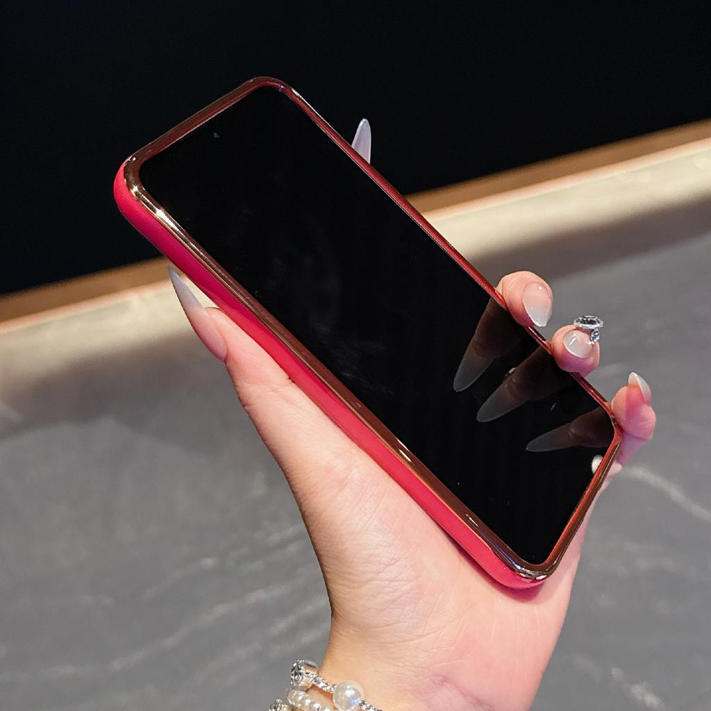 For Samsung Galaxy S25/S24 Magnetic Case Electroplated 2.0mm Acrylic TPU Phone Back Cover