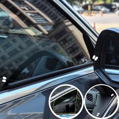 Auto Side Window Wiper Water Removal Mist Multifunctional Silent Car Glass Wiper Rubber Strip Universal Wiper Blades Easy Installation Black