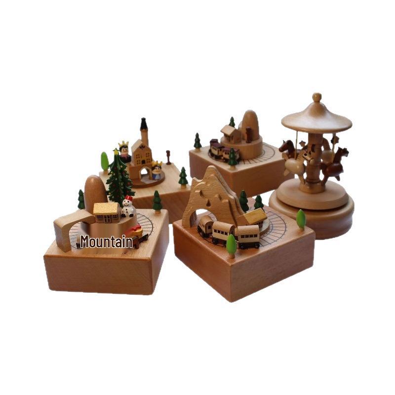 Spring-Wound Birthday Musical Jewelry Box for Girls