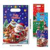 50pcs Cute Christmas Gift Bags Cookies Candy Handbags New Favor Bag  Christmas Decorations