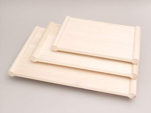 Sakai Sangyo Hinoki Floating Double-Sided Cutting Board (33.5cm) - Cooking Utensil, Hinoki Wood, Kitchenware, Clean, Does Not Stick To Countertop, Usa