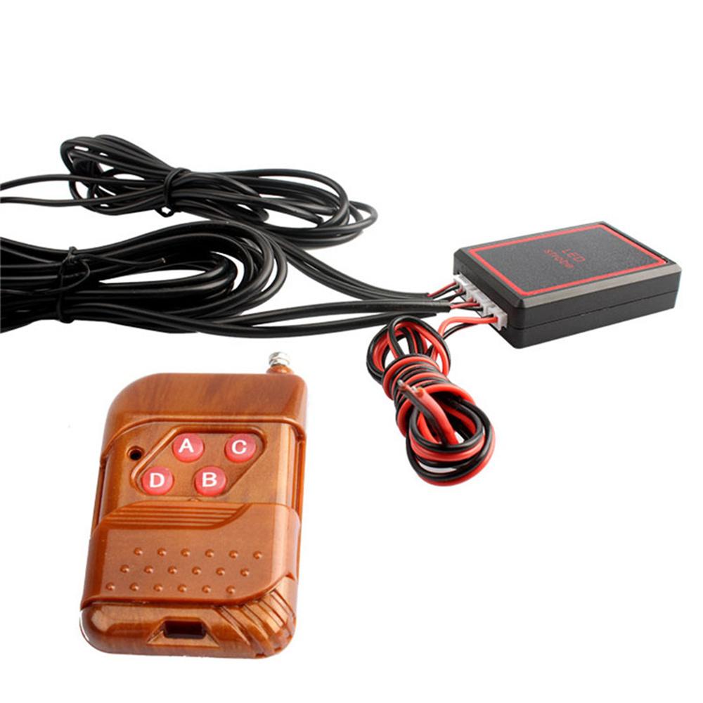 4 in 1 Blinker Notfallleuchte Gelbes Warnlicht Fernbedienung Stroboskope LED Blinkende Stroboskoplichter Für Autos 12v