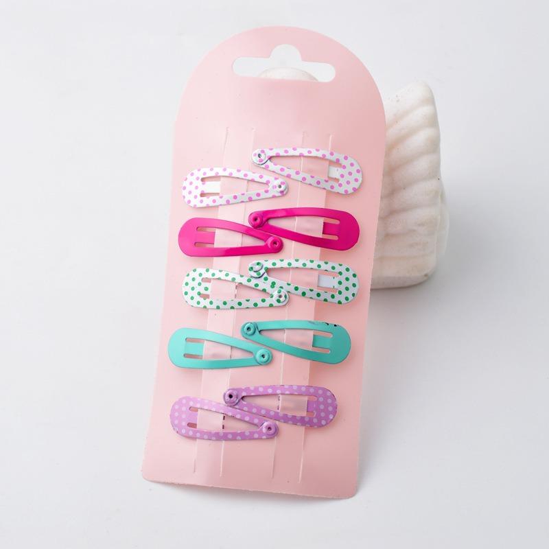 New Mini Printed Children BB Clip Cute Small Hairpins Girls Kids Hair Clips Pins Accessories Barrettes Headdress Hairclip