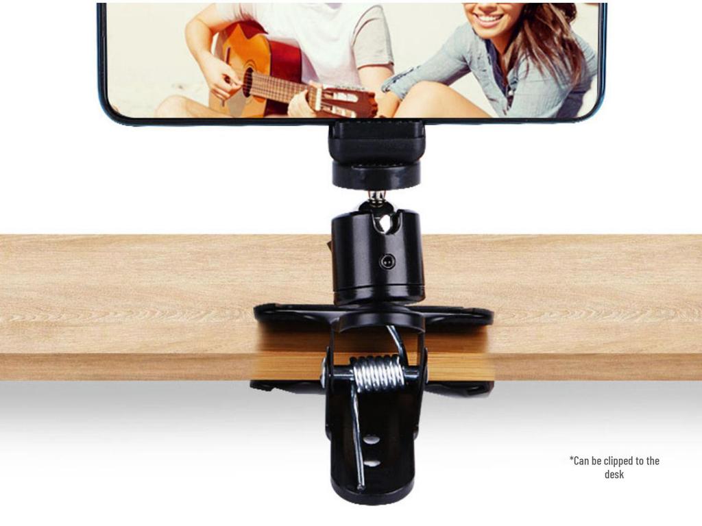 Guitar-Mounted Phone Stand for Live Streaming & Recording