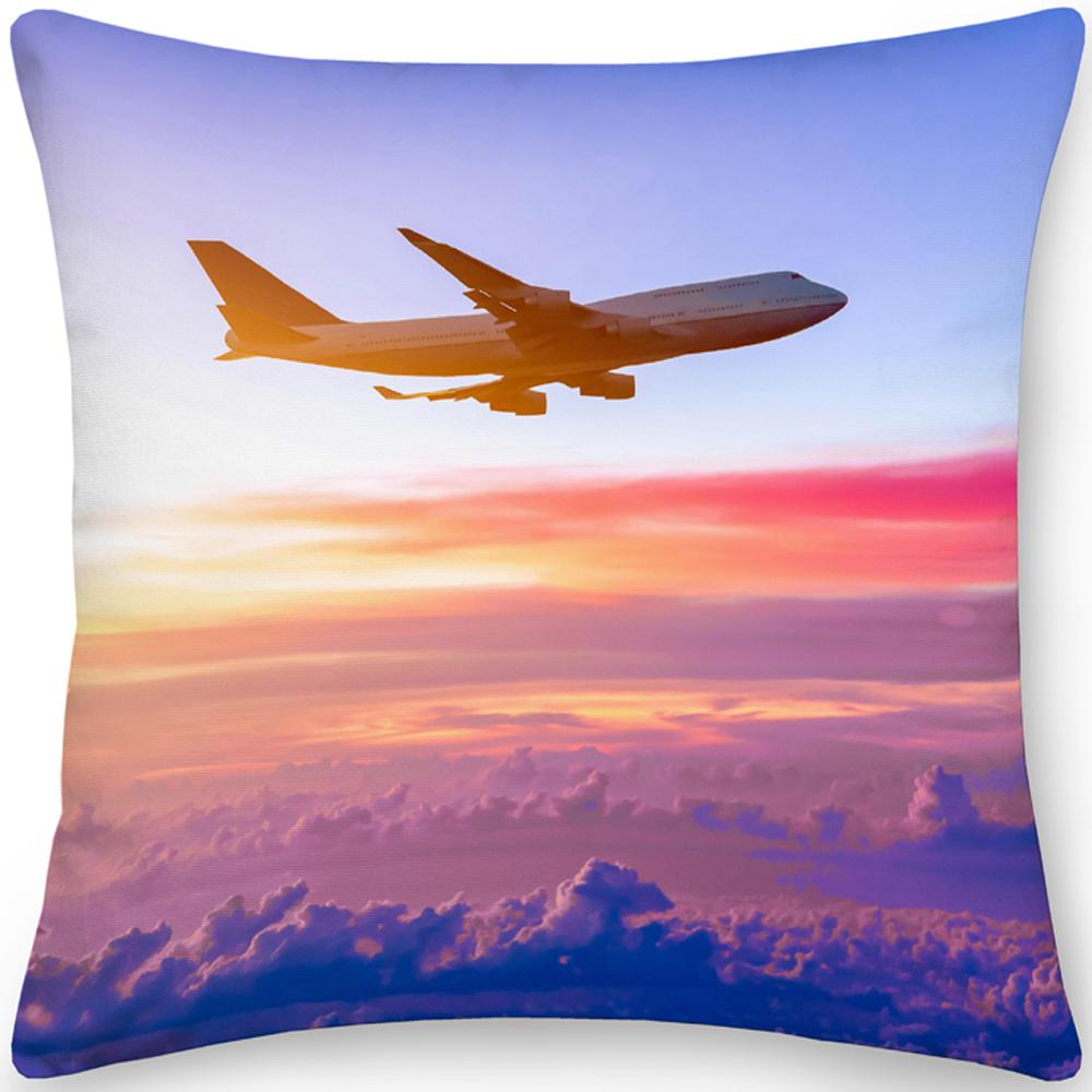 Pillow Cover Home Decor Aircraft Cushion  Bedside Sofa Chair Ation