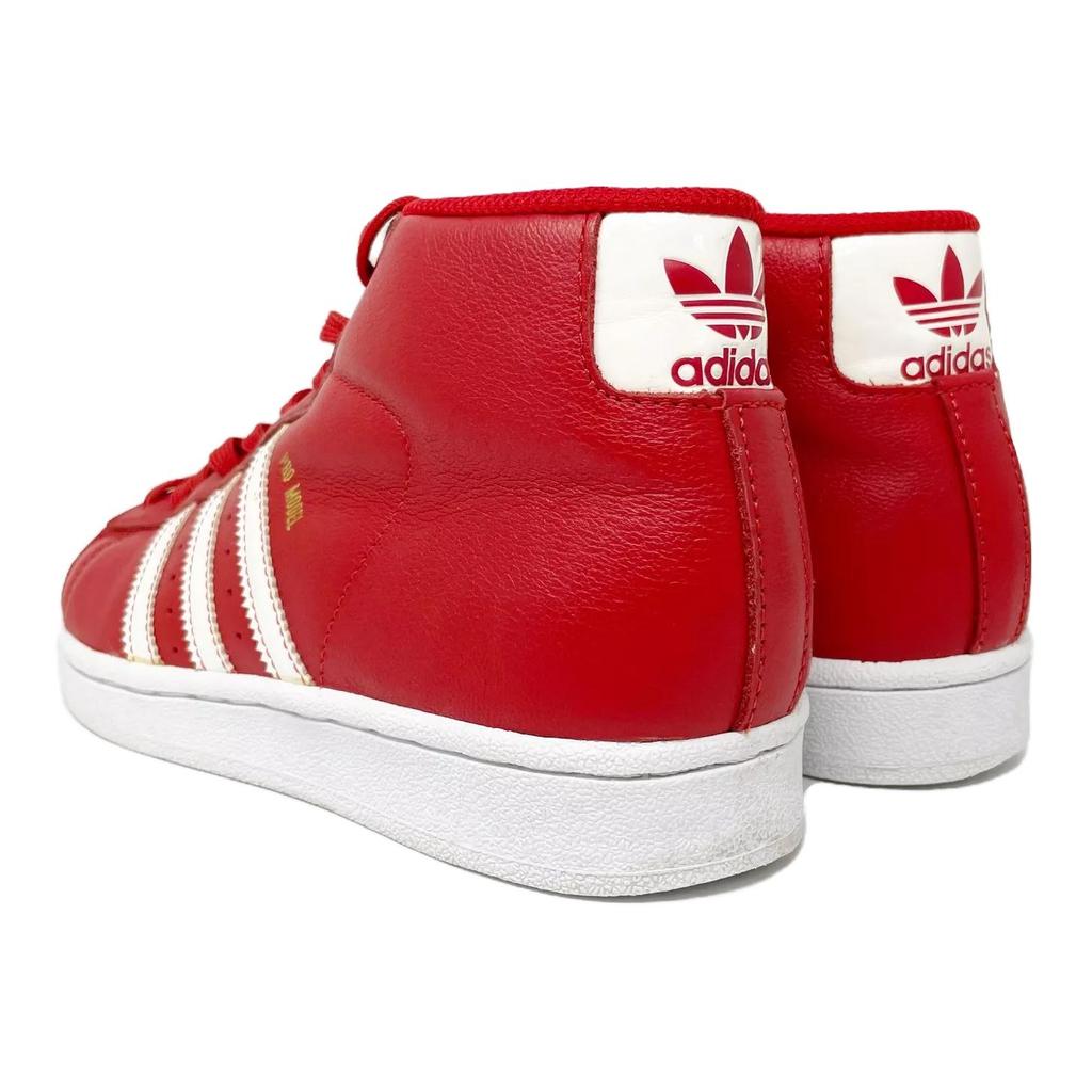 Adidas Pro Model Non-Slip Durable Training Shoes Kids Sneakers Red BY3730