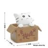 Paper Box Chis Sweet Home Cartoon Pvc Cat Figurine Garden Dcor For Plant Enthusiasts