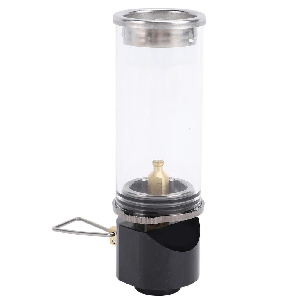 Camping Gas Lantern Aluminum Alloy Brass Glass Outdoor Gas Tent Lamp Vintage Gas Candle Lamp for