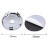4Pcs 56MM 60MM Car Wheel Center Cover Sticker Hub Cap Decorative For Suzuki Grand Vitara Baleno SX4 Swift Jimny IGNIS Samurai