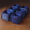 Teetassen-Tasche Tragbare Reise-Teegeschirr-Aufbewahrungstasche Teekannen Vier oder Sechs Tassen Große Stofftasche Outdoor-Organizer Denim-Organizer