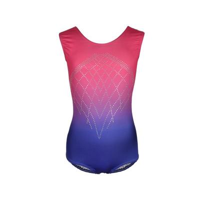 Girl Ballet Gymnastics Dance Sleeveless Leotards Mesh Splice Dancewear Age 6-14Y