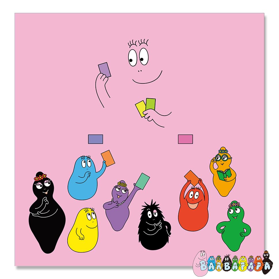 Ткань для гадания на Таро Барбапапа [Издание Барбапапа A] (60x60, Издание Барбапапа B)