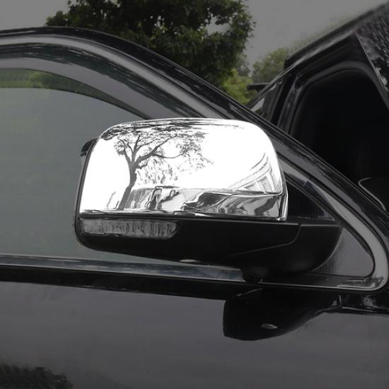 For Dodge Durango 2011-2026 ABS Chrome Rearview Side Mirror Cover Caps Trim 2PCS