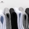 Șosete de primăvară și vară ieftine pentru bărbați, cu tuburi mijlocii, negru/alb/gri, de culoare uni, sport, care absorb transpirația și respirabili.