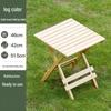 Tumbona de Playa Plegable y Mecedora para Exteriores de Madera Maciza con Lona Oxford