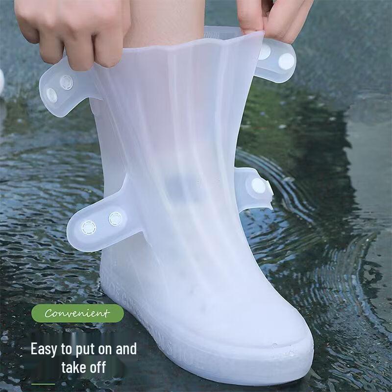 SPACEXPERT Silicone Waterproof Rain Shoe Covers