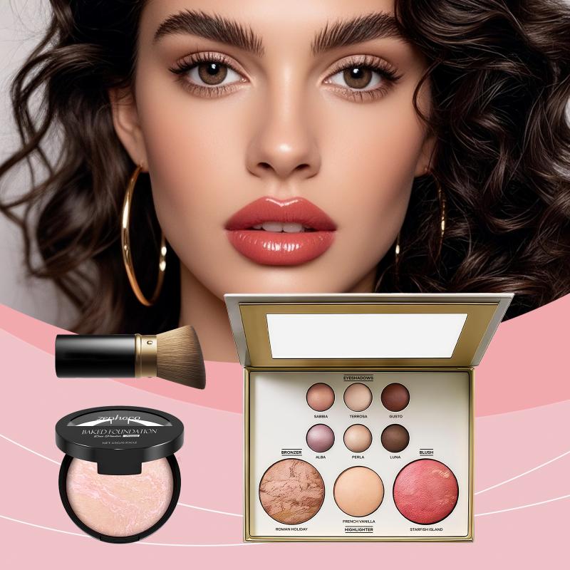Multifunction Makeup Palette All in One Eyeshadow Blush Highlight Compact for At Home and Work Use