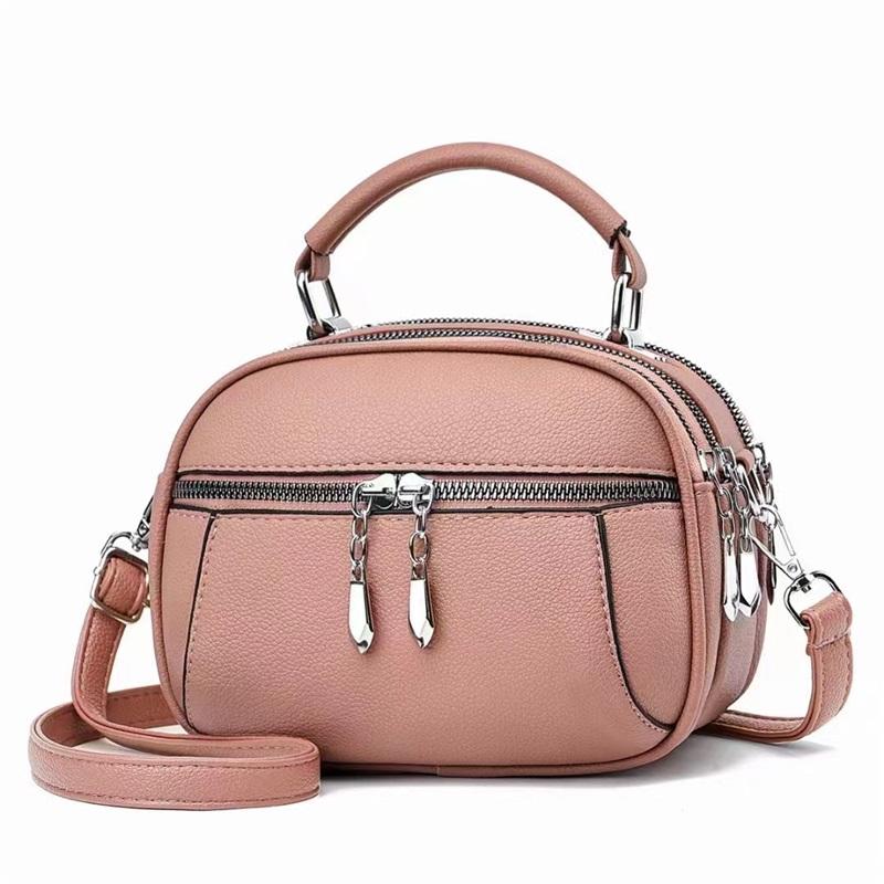 New Handbag Mini Small Round Bag Fashionable Shoulder Bag Simple Messenger Bag