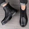 Winter /Herbst Herren Qualität Militär Lederstiefel Outdoor Taktische Wüsten Kampfstiefel Motorrad Stiefeletten Schneeschuhe