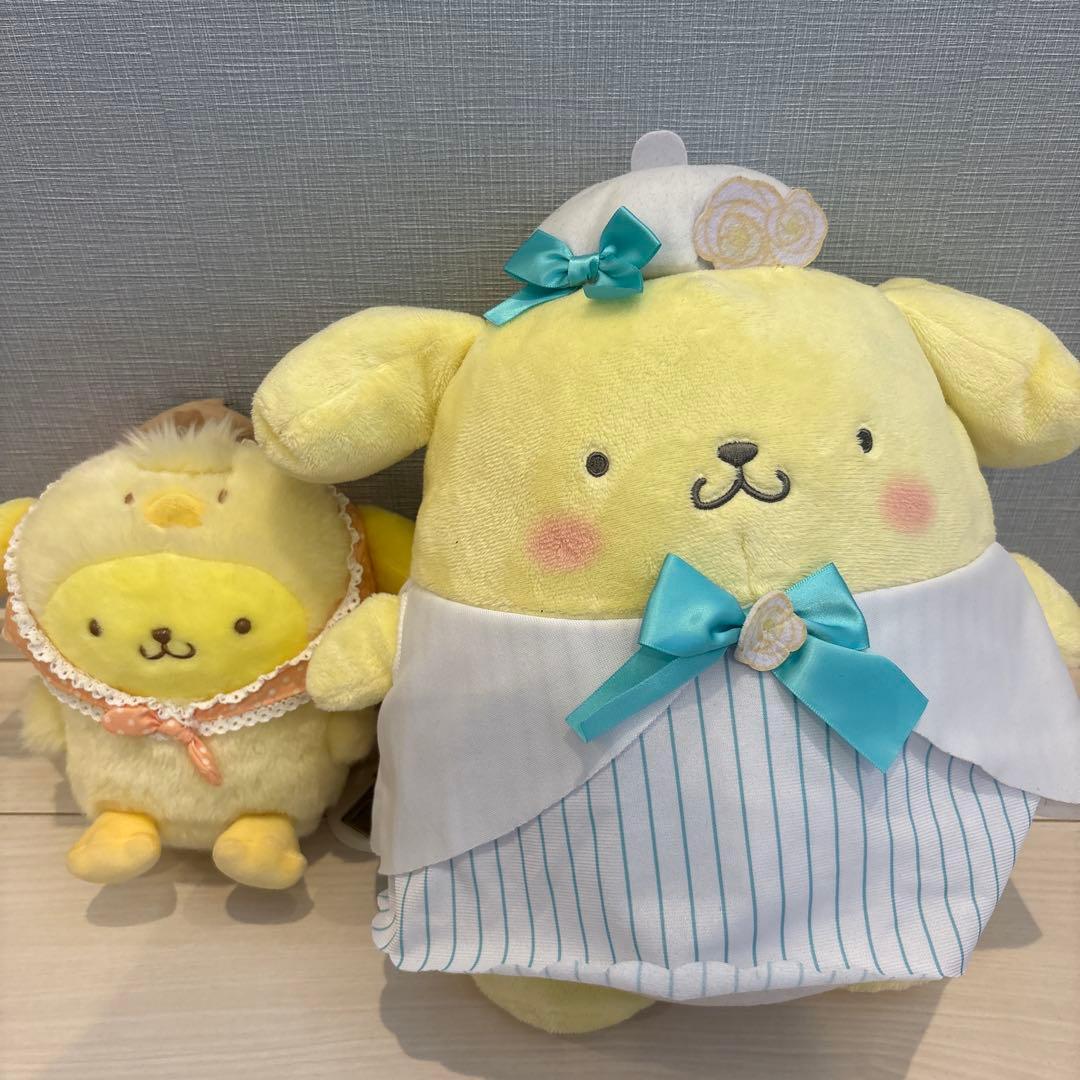 Pompompurin stuffed toy set of 2