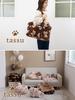 Pet Carrier Bag with Bear Print Fur, tassu 168-6419A2