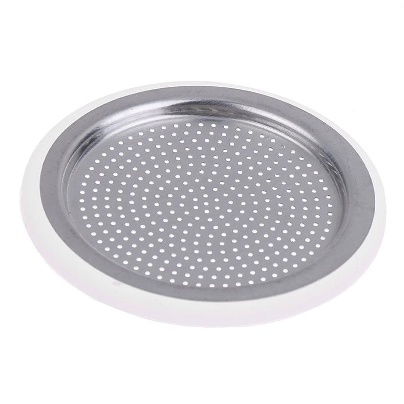 Silicone Gaskets + Aluminum Filter Moka Pot Coffee Bottle Replacement Compatible