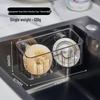 Corner Sink Storage Rack - Multi-functional Sponge & Dish Organizer with Suction Cup Wall Mount