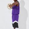 2pcs Set Men Basketball Football Jerseys Fitness Running Sport Clothes Jogging Marathon Athletic Training Plus Size Sportswear