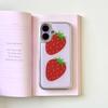 HOT Luxury Clmj SUMMER STRAWBERRY Phone Case for iPhone 17 16e 16 15 14 13 12 11 Pro Max X XR XSMAX 8 7 Air Plus Luxury Clear