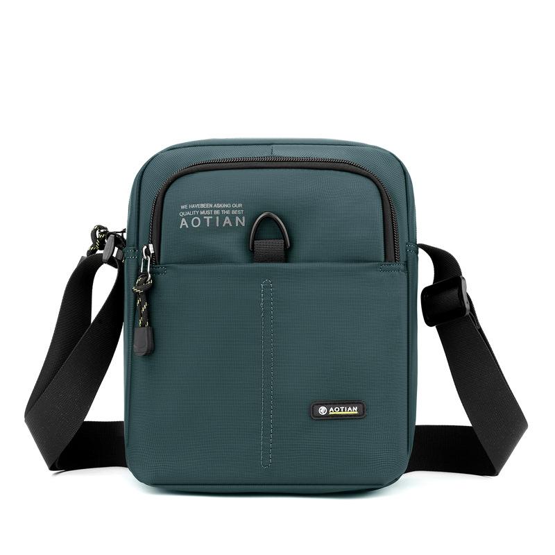 

Чоловіча повсякденна сумка через плече, вулична персоналізована чоловіча сумка, рюкзак великої місткості море синього кольору