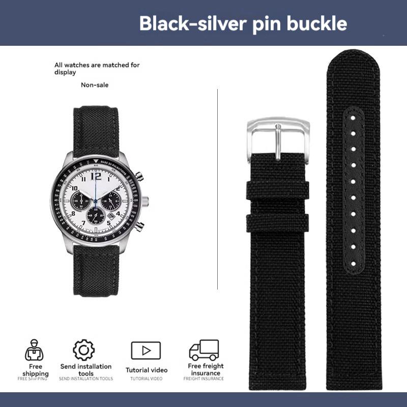 Per Cinturino Orologio in Tela di Nylon Serie Citizen FF Pilot CA4500/4503/4505 Cinturino IWC Mark 18 Cinturino Hamilton Kaki Field 20mm 21mm 22mm