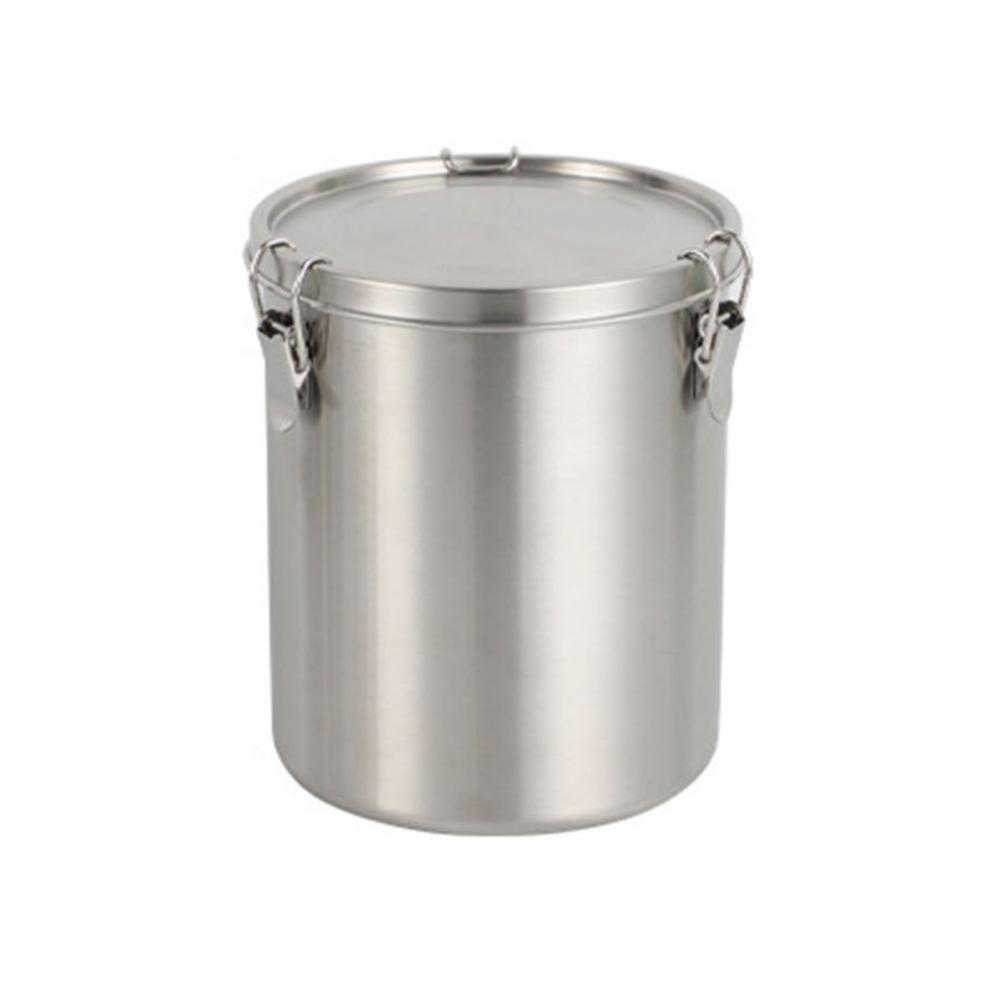 Food Preservation Container Durable Food Storage Jar Stainless Steel Airtight Food Storage Container for Pet Treats for Cereal