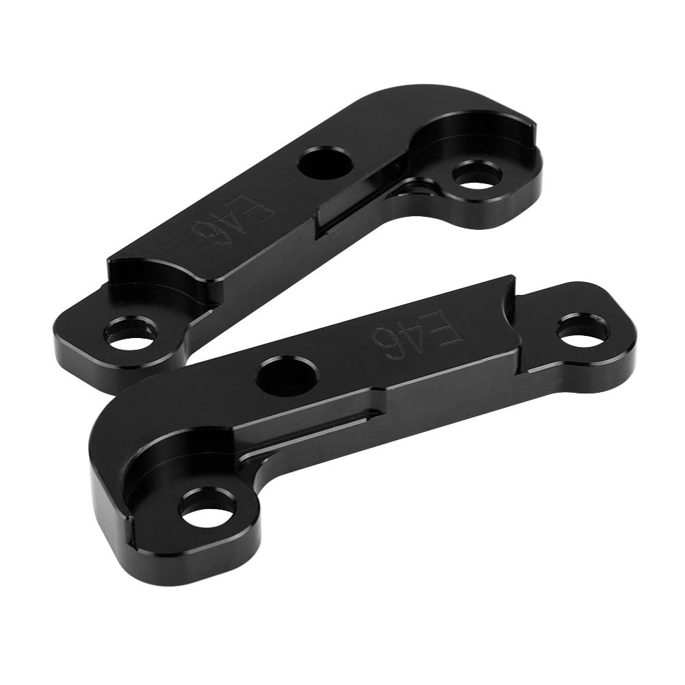 Kit d'adaptateur de blocage de drift Power Tuning en aluminium Augmentant l'angle de braquage de 25 pour BWM E46 M3 Rouge