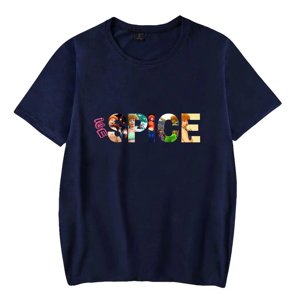 

Ice Spice модная футболка женская унисекс летняя футболка с коротким рукавом унисекс Повседневная уличная футболка унисекс 3XL