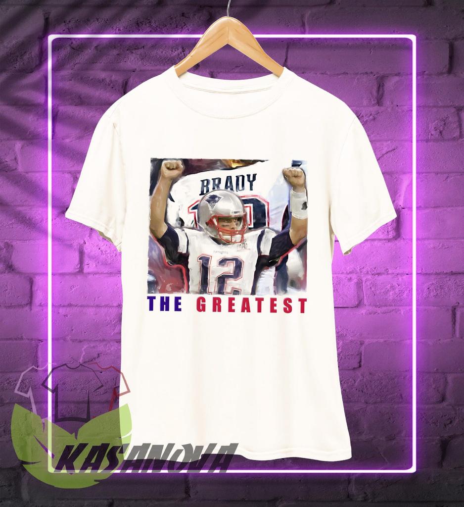 Tom Brady T-Shirt, The Greatest American Football Fan Merch Shirt