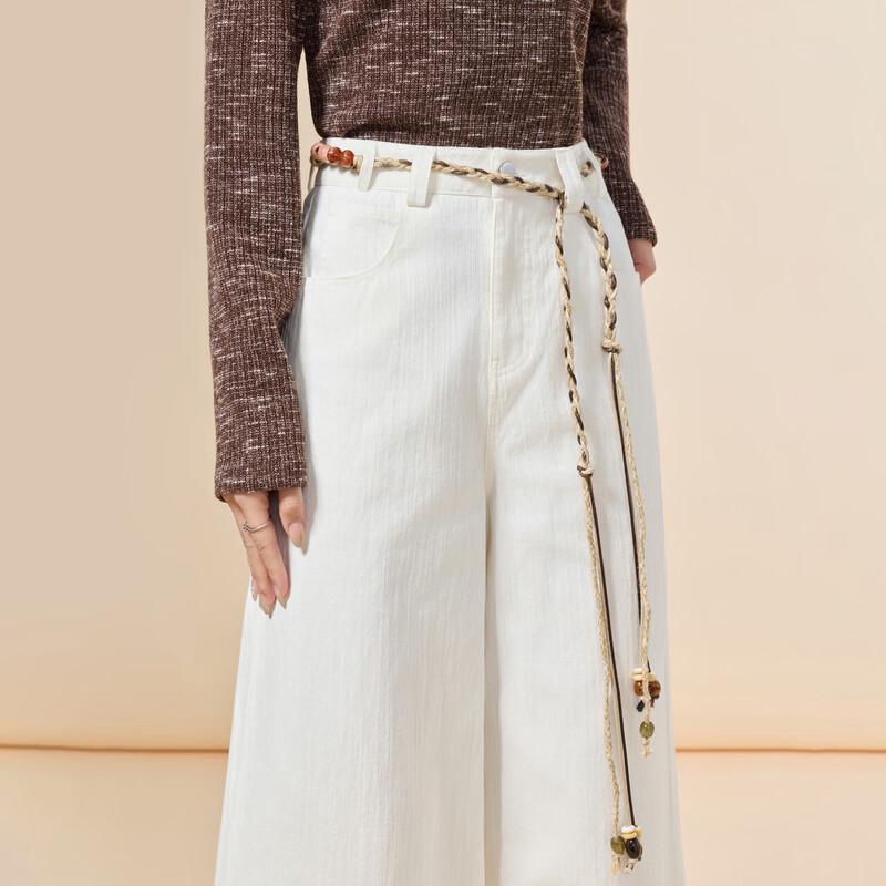 IEF Aiyifu 2025 Autumn Straight-Leg Nine-Point Pants