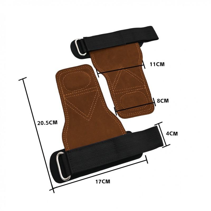 

Full-length Cowhide Palm Protection Assisted Pull-up Hard-pull Sports Wrist Brace Universal Fitness Grip Band