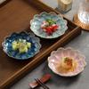 Japanese Sunflower Flavored Plate, Home Dipping Sauce Dish, Underglaze Color Restaurant, Mustard Sauce Dish, Homestay Tomato Sauce Seasoning Dish, Kil