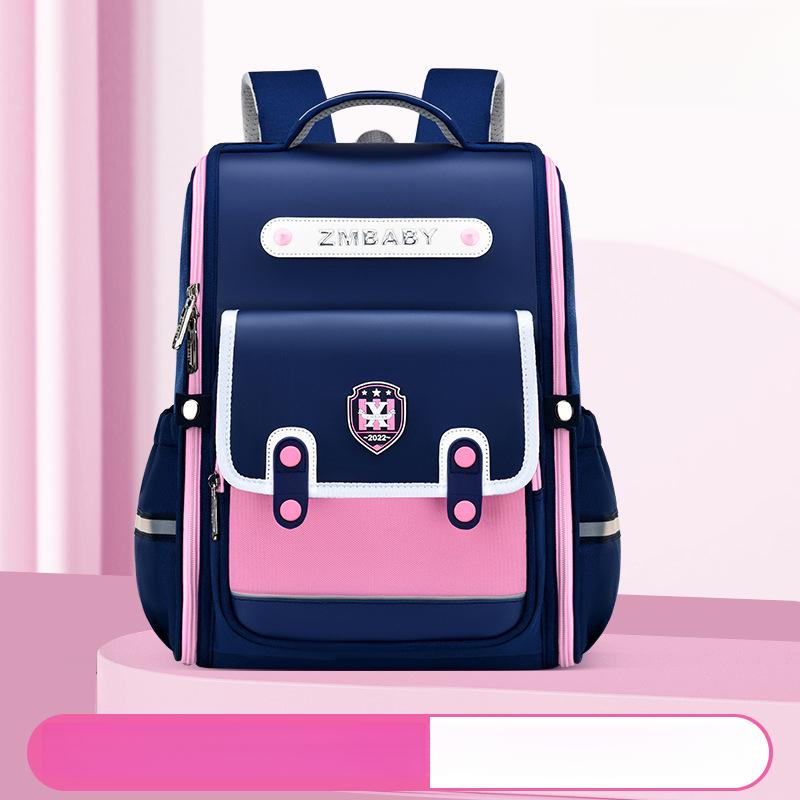 Neuer Grundschulrucksack Britischer Stil Jungenrucksack Leichtgewichtiger Mädchen-Doppelschulterrucksack