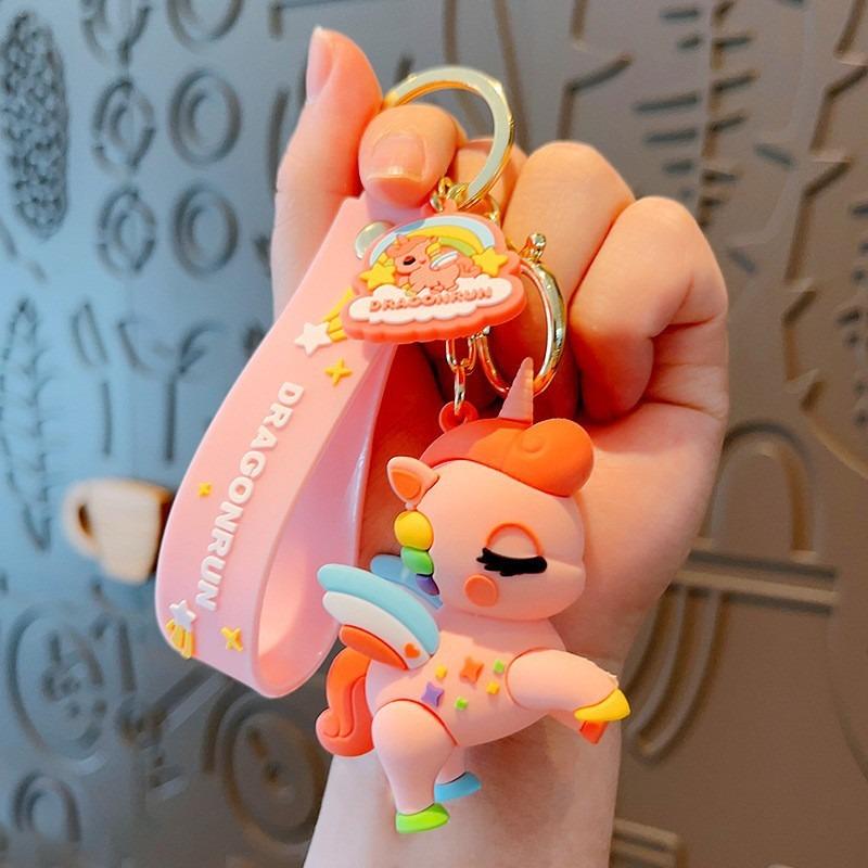 Брелок Корейская версия Креативный кулон Пара Маленький подарок Подвеска для рюкзака Цветной Пони