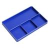 RC Repair Screw Tray 4 Grids Aluminum Alloy Screw Tray with Magnetic Pad for 1/10 1/8 RC Car RC Airplanes