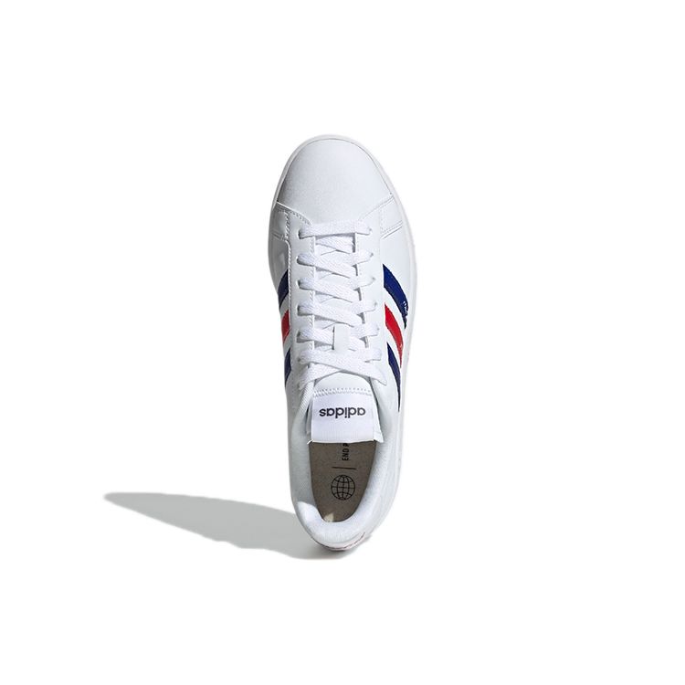 Adidas Grand Court Base Beyond Paint Stroke - White Royal Scarlet Men Sneakers Cloud-White Royal-Blue GX5761