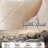100%Wool Knitted Triangle Shawls Women Hollow Out Fashion Poncho Blouse Shoulder Fake Collar Cape Soft Warm Neck Scarves Girl