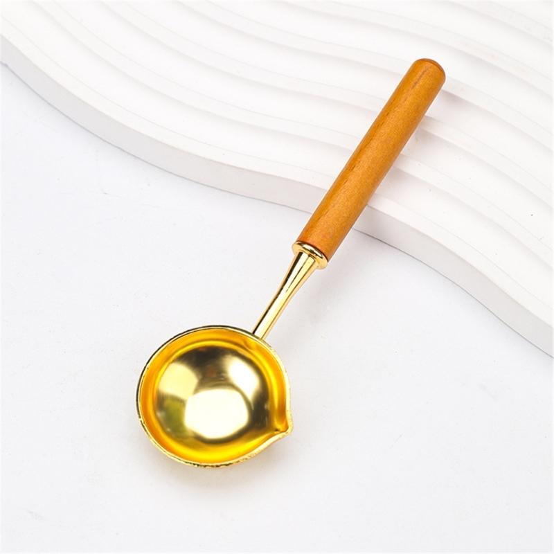 3 Pcs Wax Stamp Seal Kits Wax Seal Warmer with Melting Spoon Melt Stove Pot Furnace Tool for Letter Envelope Stamp