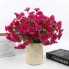 Fake Plants Artificial Pansy Flowers DIY Floral Fall Decor Eucalyptus Flower Bouquet Realistic Soft Artificial Flowers