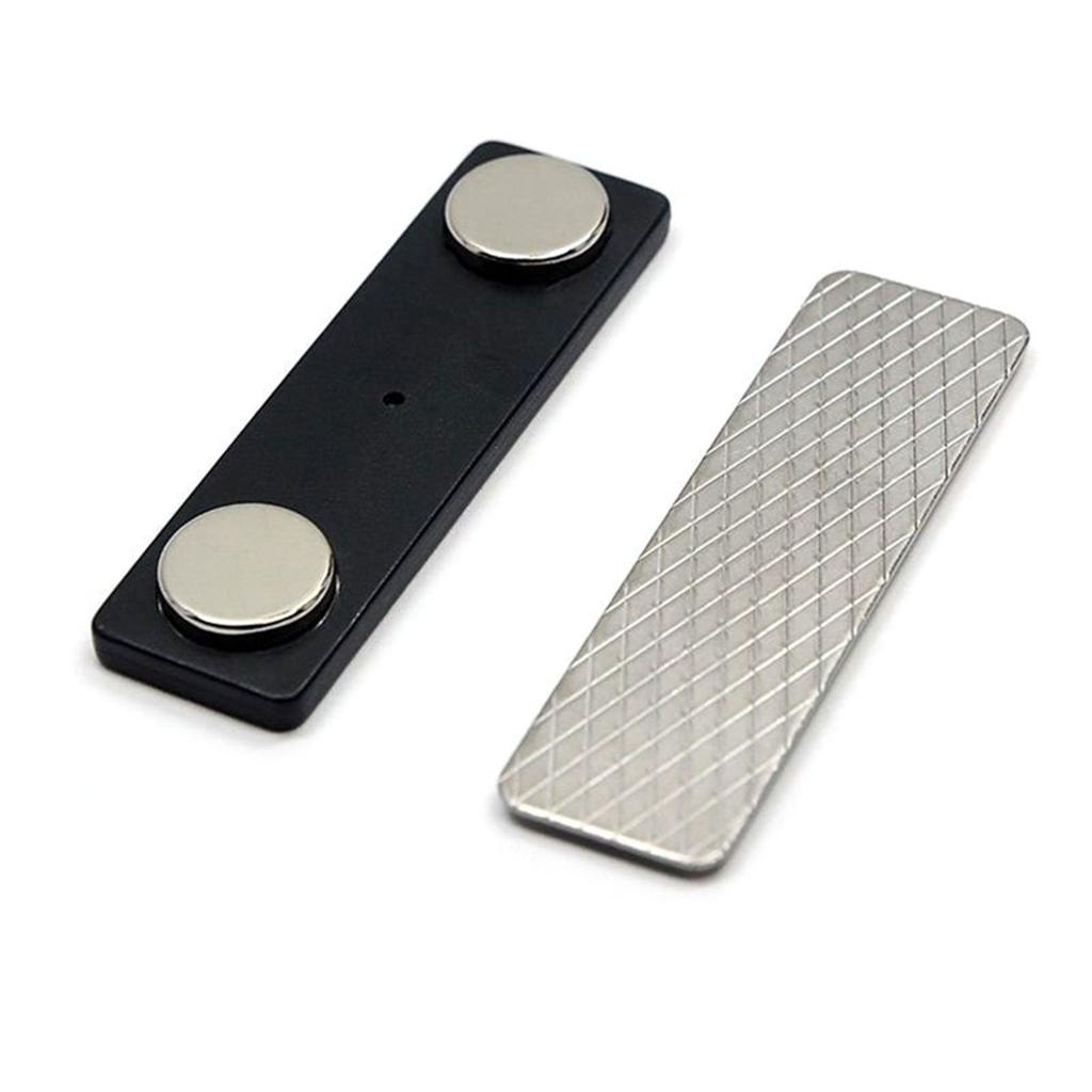 Metallabzeichen Starkes Magnetisches Abzeichen DIY Bekleidung Nähzubehör Nadel-freies Design Namensschild Magnete für Schule Büro Jacken Hemden